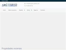 Tablet Screenshot of finquescubelles.com